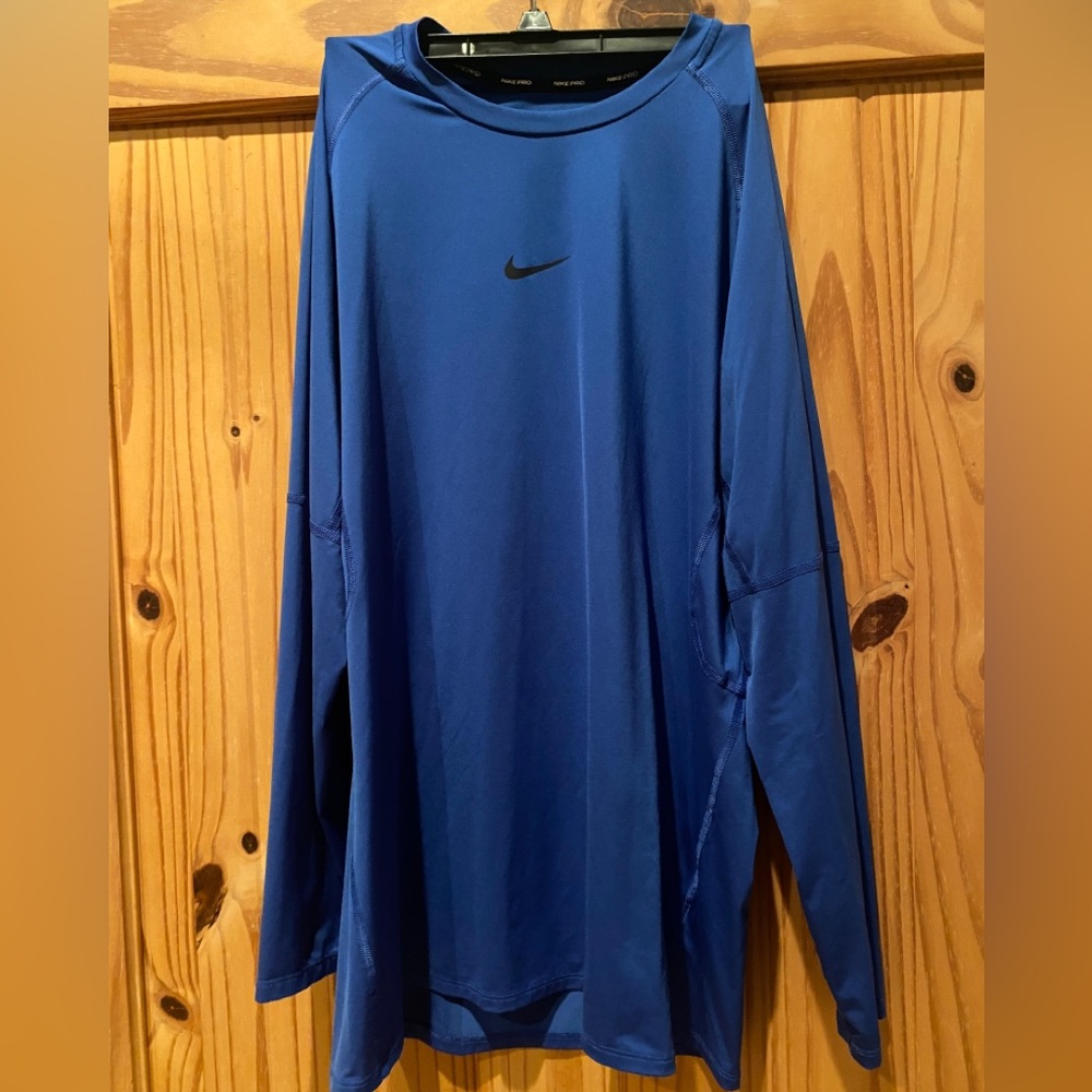 Nike Pro Blue Dri-FIT Shirt